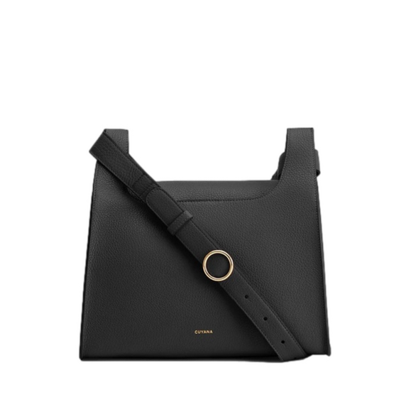 Cuyana Handbags - NWT Cuyana Double Loop Bag Medium Black